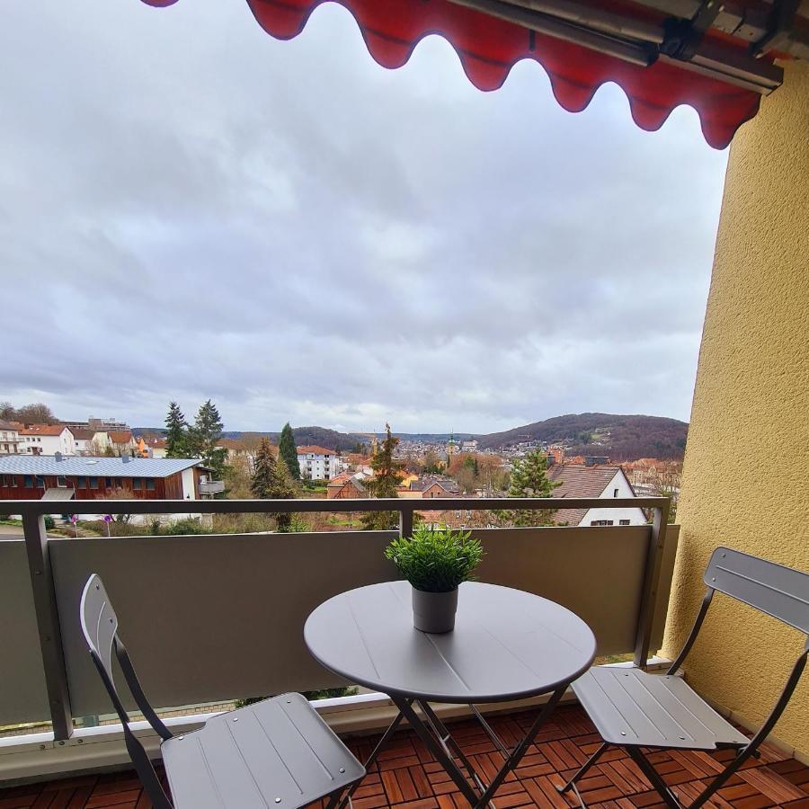1,5 Zimmer Apartments Mit Traumhafter Aussicht Bad Kissingen Luaran gambar